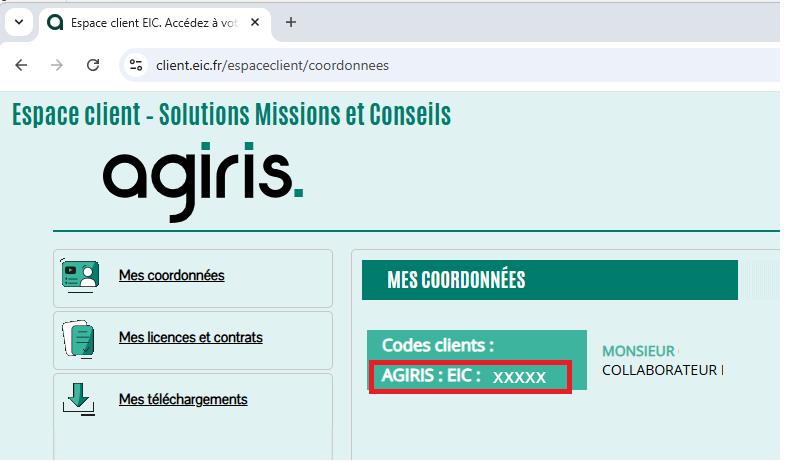exemple code client espace client