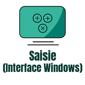 Saisie Interface Windows