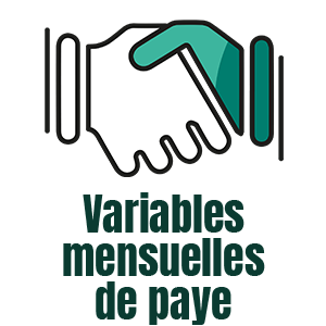 variables mensuelles de paye